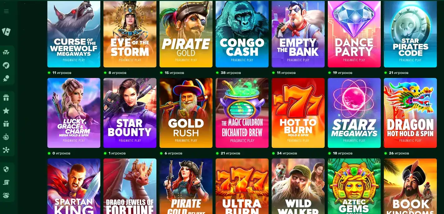 мобильная версия Taker casino